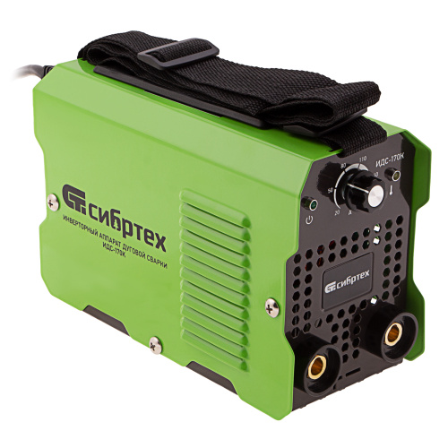 Инверторный аппарат дуговой сварки ИДС-170K, 170 А, ПВ 80%, диаметр электрода 1,6-3,2 мм Сибртех по ценам производителя в Санкт-Петербурге с доставкой по всей России