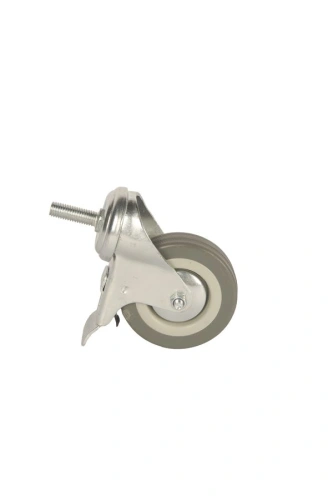 Колесо аппаратное поворотное SCtgb 93 75 мм с болтом и тормозом (F) по ценам производителя в Санкт-Петербурге с доставкой по всей России