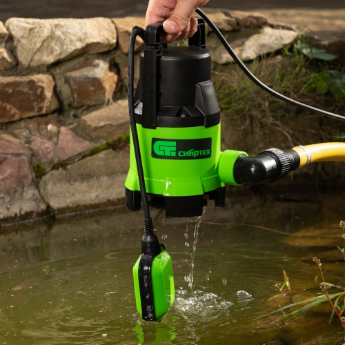 Дренажный насос для грязной воды СДН650-35, 650 Вт, напор 8 м, 11000 л/ч Сибртех по ценам производителя в Санкт-Петербурге с доставкой по всей России