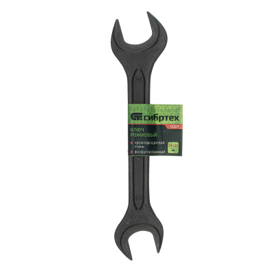 Ключ рожковый,19 х 22 мм, CrV, фосфатированный Сибртех купить в Москве с доставкой по всей России | ProtosMarket.ru