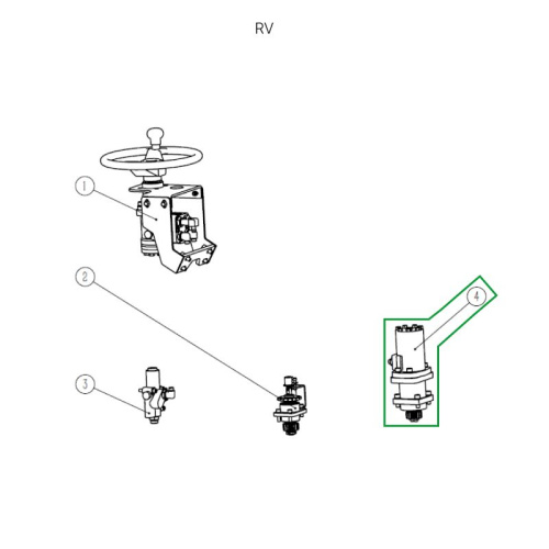 Двигатель рулевого управления в сборе для ричтрака RV (48V/0,6 кВт/АС) по ценам производителя в Санкт-Петербурге с доставкой по всей России