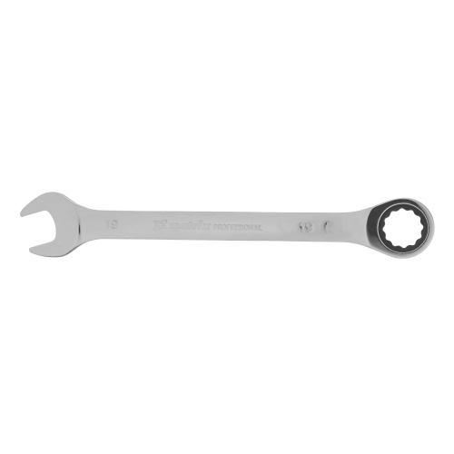 Ключ комбинированный трещоточный, 19 мм, CrV, зеркальный хром Matrix Professional купить в Москве с доставкой по всей России | ProtosMarket.ru