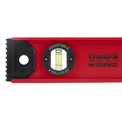 Уровень алюминиевый "Рельс", 400 мм, 3 глазка, усиленный Matrix по ценам производителя в Санкт-Петербурге с доставкой по всей России