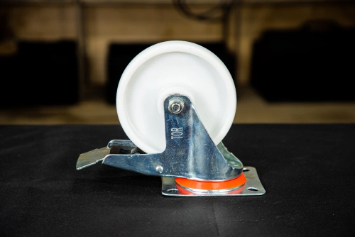 Колесо поворотное полипропилен SRCnb 63 160 мм с торозом (N) по ценам производителя в Санкт-Петербурге с доставкой по всей России