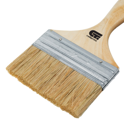 Кисть плоская 100 мм, натуральная щетина, деревянная ручка Сибртех купить в Москве с доставкой по всей России | ProtosMarket.ru