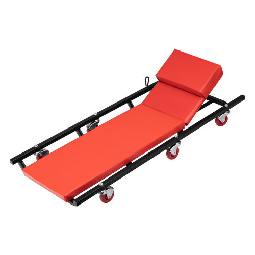 Лежак ремонтный на шести колесах, 1030 х 440 х 120 мм, поднимающийся подголовник Matrix купить в Москве с доставкой по всей России | ProtosMarket.ru