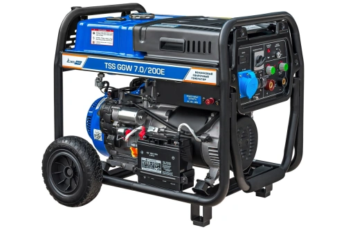 Бензиновый сварочный генератор TSS PROF GGW 7.0/200E по ценам производителя в Санкт-Петербурге с доставкой по всей России