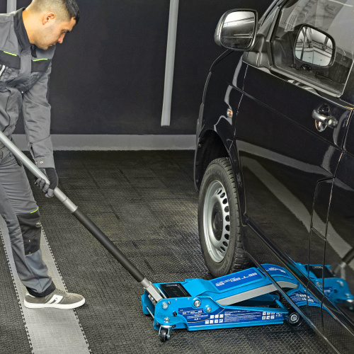 Домкрат гидравлический подкатной, быстрый подъем, 3.5т, Low Profile Quick, 100-565 мм, профессиональный Stels по ценам производителя в Санкт-Петербурге с доставкой по всей России