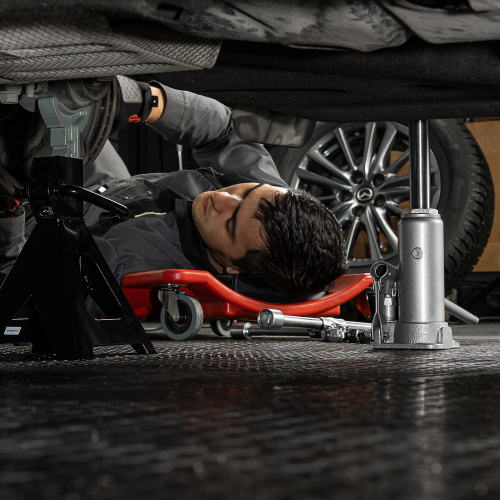 Домкрат гидравлический бутылочный, 3 т, высота подъема 194-372 мм Matrix по ценам производителя в Санкт-Петербурге с доставкой по всей России