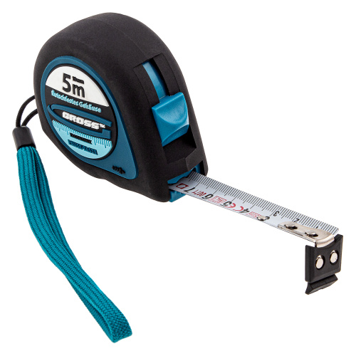 Рулетка "Ergonomisch",5 м x 19 мм,магнитный обрезиненный зацеп Gross по ценам производителя в Санкт-Петербурге с доставкой по всей России