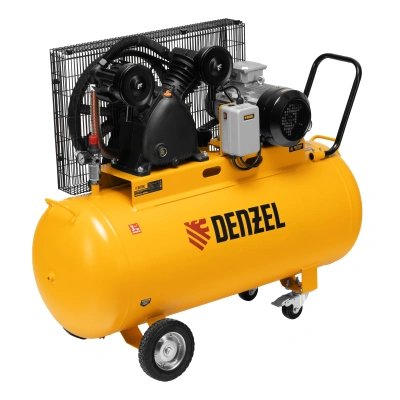 Компрессор воздушный рем. привод BCV 4000-T/200, 4,0 кВт, 200 литров, 690 л/мин Denzel купить в Москве с доставкой по всей России | ProtosMarket.ru