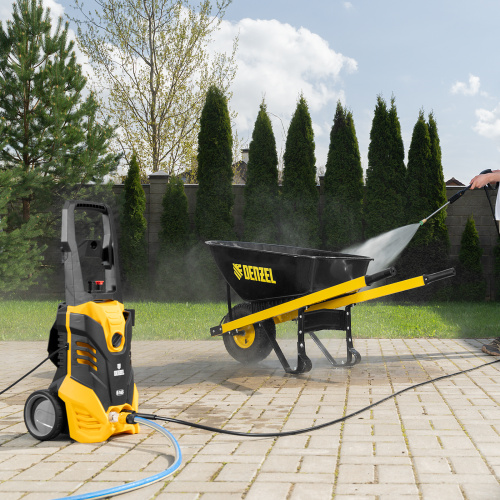 Моечная машина высокого давления R-165, 2200 Вт, 165 бар, 7 л/мин, колесная Denzel купить в Москве с доставкой по всей России | ProtosMarket.ru