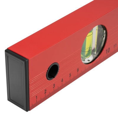 Уровень алюминиевый, 600 мм, 3 глазка, красный, линейка Matrix по ценам производителя в Санкт-Петербурге с доставкой по всей России