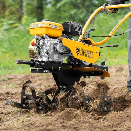 Мотоблок DPT-370S, 7 л.с., ремен.сцеп, фрез 3х4, ШОМ, передачи 3В/1Н Denzel по ценам производителя в Санкт-Петербурге с доставкой по всей России