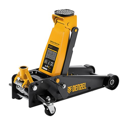 Домкрат гидравлический подкатной 3 т, с фиксатором, быстрый подъем, 135-480 мм, профессиональный Denzel по ценам производителя в Санкт-Петербурге с доставкой по всей России