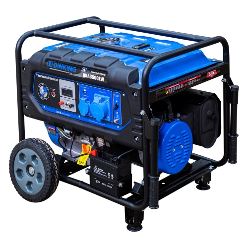 Генератор бензиновый Dinking DKA6500EW (6,5кВт, электростартер, 15лс, колёса) купить в Москве с доставкой по всей России | ProtosMarket.ru