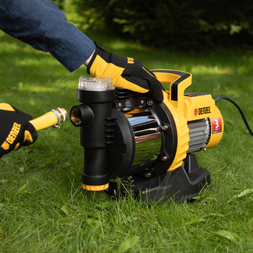 Садовый поверхностный насос GP1100SS, 1100 Вт, 4000 л/ч, подъем 45 м, пластик Denzel по ценам производителя в Санкт-Петербурге с доставкой по всей России