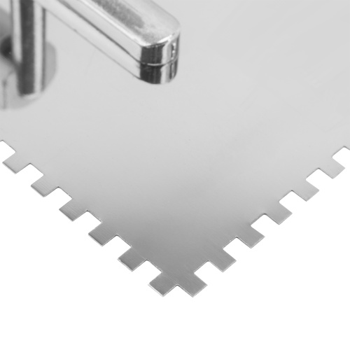 Гладилка из нержавеющей стали, 280 х 130 мм, деревянная ручка, зуб 6 х 6 мм Matrix купить в Москве с доставкой по всей России | ProtosMarket.ru