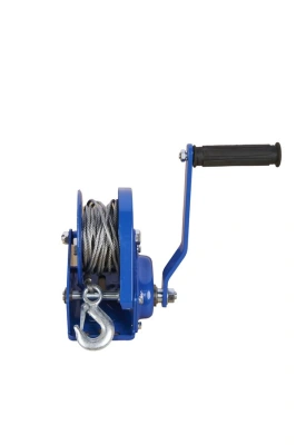 Лебедка ручная барабанная  с тросом  540кг  10м стальной корпус TOR BHW купить в Москве с доставкой по всей России | ProtosMarket.ru