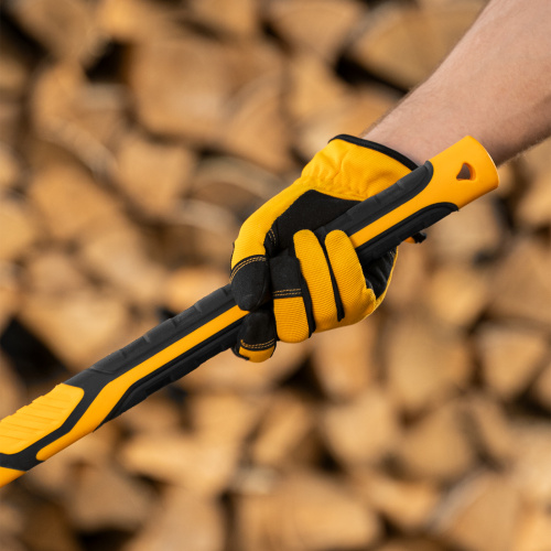 Колун-кувалда 3000 г, кованая, фибергласовая  рукоятка c TPR покрытием, 880 мм Denzel купить в Москве с доставкой по всей России | ProtosMarket.ru