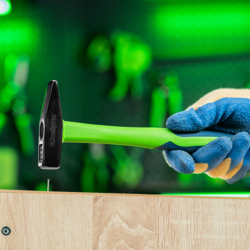 Молоток слесарный, 200 г, фибергласовая обрезиненная рукоятка Сибртех по ценам производителя в Санкт-Петербурге с доставкой по всей России