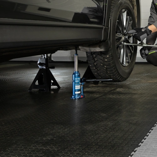 Домкрат гидравлический бутылочный, 2 т, h подъема 178-338 мм, в пластиковом кейсе Stels по ценам производителя в Санкт-Петербурге с доставкой по всей России