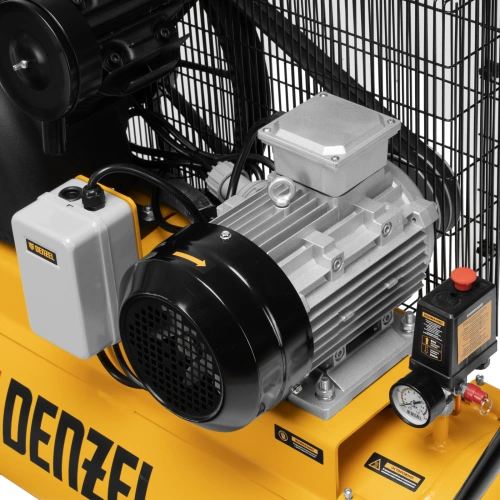 Компрессор воздушный рем. привод BCV 4000-T/100, 4,0 кВт, 100 литров, 690 л/мин Denzel по ценам производителя в Санкт-Петербурге с доставкой по всей России