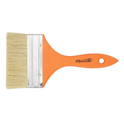 Кисть плоская Slimline 4" (100 мм) натуральная щетина, деревянная ручка Sparta купить в Москве с доставкой по всей России | ProtosMarket.ru