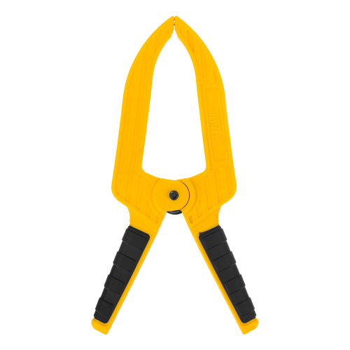 Струбцина клещеобразная, удлиненная 50 х 80 мм двухкомпонентные рукоятки Denzel по ценам производителя в Санкт-Петербурге с доставкой по всей России