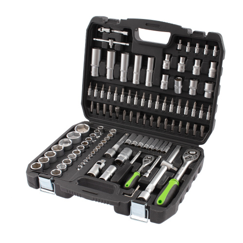 Набор инструмента, 1/2", 1/4", пластиковый кейс, 108 предметов Сибртех купить в Москве с доставкой по всей России | ProtosMarket.ru
