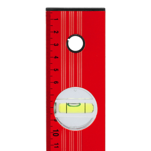 Уровень алюминиевый, 1200 мм, 3 глазка, красный, линейка Matrix по ценам производителя в Санкт-Петербурге с доставкой по всей России