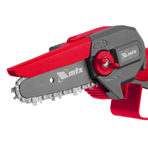Цепная мини-пила аккумуляторная, MCS-100, шина 100 мм, Li-Ion, 20 В MTX по ценам производителя в Санкт-Петербурге с доставкой по всей России