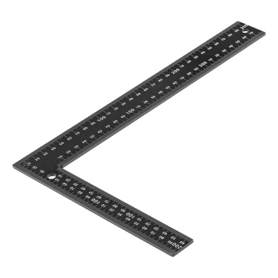 Угольник, 200 х 300 мм, алюминиевый, лазерная гравировка Denzel по ценам производителя в Санкт-Петербурге с доставкой по всей России