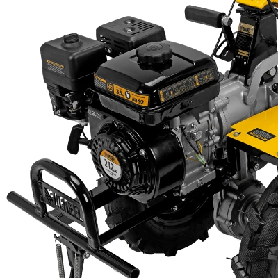 Мотоблок DPT-370X, 7 л.с, дисковое сцепление, ширина 90 см, глубина 35 см, фрез 3 х 4, ВОМ, передачи 3В/1Н Denzel купить в Москве с доставкой по всей России | ProtosMarket.ru