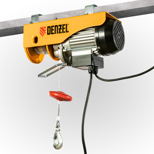 Тельфер электрический TF-250, 0.25 т, 540 Вт, высота 12 м, 10 м/мин Denzel по ценам производителя в Санкт-Петербурге с доставкой по всей России