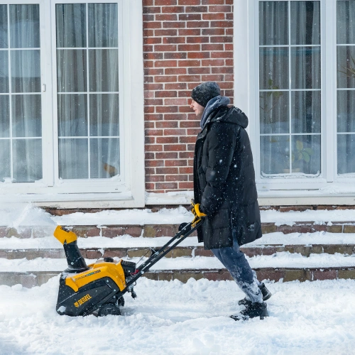 Бензиновая снегоуборочная машина SB 460 E, 99cc, эл.старт, шнек SnowCrusher Denzel купить в Москве с доставкой по всей России | ProtosMarket.ru