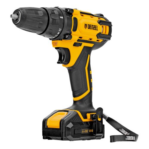 Дрель-шуруповерт аккумуляторная CDL-12-02BM, Li-Ion, 12 В, 2 акк. Denzel купить в Москве с доставкой по всей России | ProtosMarket.ru