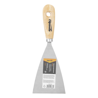Шпательная лопатка из углеродистой стали, 80 мм, деревянная ручка Sparta купить в Москве с доставкой по всей России | ProtosMarket.ru