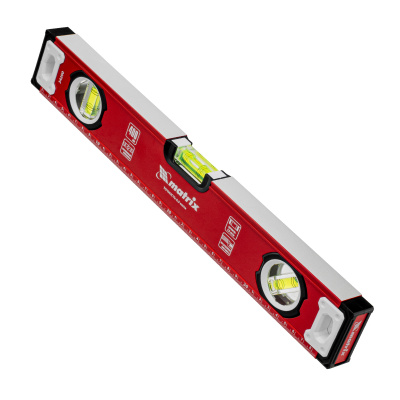 Уровень алюминиевый, фрезерованный, 3 глазка, 400 мм Matrix по ценам производителя в Санкт-Петербурге с доставкой по всей России