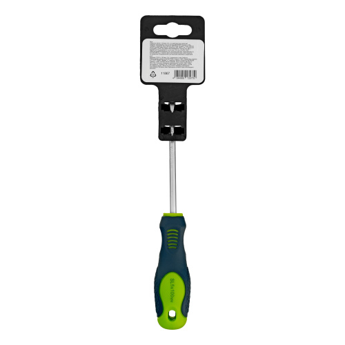 Отвертка, SL5 х 100 мм, CrV, двухкомпонентная рукоятка Сибртех по ценам производителя в Санкт-Петербурге с доставкой по всей России