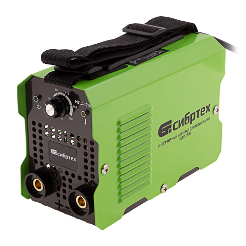 Инверторный аппарат дуговой сварки ИДС-170K, 170 А, ПВ 80%, диаметр электрода 1,6-3,2 мм Сибртех по ценам производителя в Санкт-Петербурге с доставкой по всей России