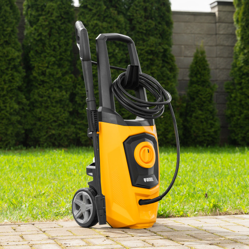 Моечная машина высокого давления R-170D, 2000 Вт, 170 бар, 360 л/ч, с барабаном Denzel купить в Москве с доставкой по всей России | ProtosMarket.ru