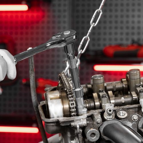 Набор торцевых головок, 1/2", головки 10 - 24 мм, с трещот. ключом, 12 предметов Matrix купить в Москве с доставкой по всей России | ProtosMarket.ru