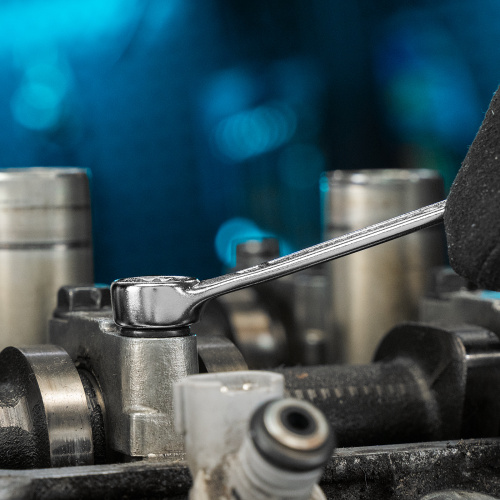 Набор ключей комбинированных 8-19 мм, 8 шт, CrV, холодный штамп Gross купить в Москве с доставкой по всей России | ProtosMarket.ru