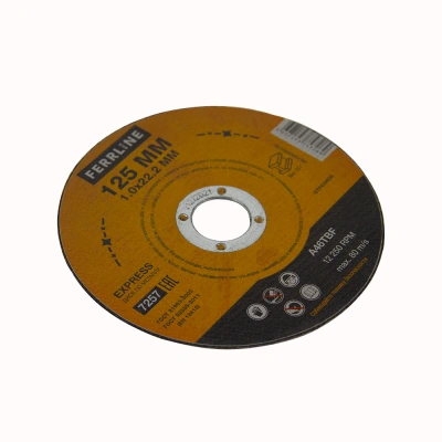 Круг отрезной по металлу FerrLine Express 125 х 1,0 х 22,2 мм A46TBF по ценам производителя в Санкт-Петербурге с доставкой по всей России
