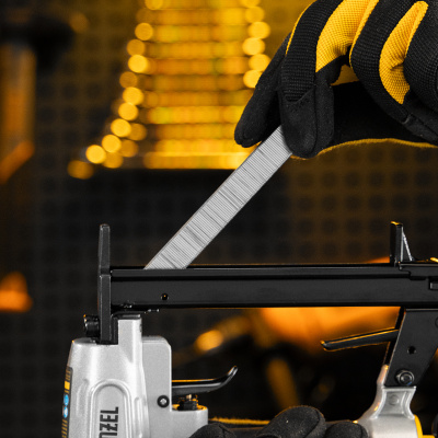 Скобы 21GA для пнев. степл., 14мм, шир. - 0,95мм, тол. - 0,6мм, шир. скобы - 12,8мм, 5000шт Denzel купить в Москве с доставкой по всей России | ProtosMarket.ru