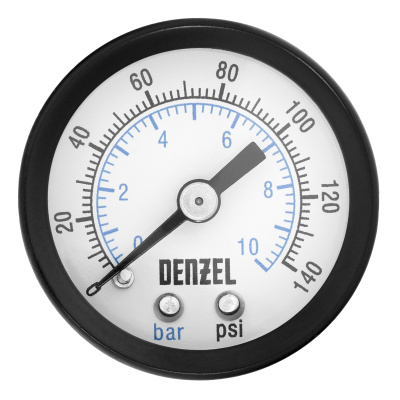 Воздушный манометр G10, 40 мм, 1/8" Denzel по ценам производителя в Санкт-Петербурге с доставкой по всей России
