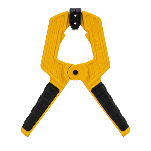 Струбцина клещеобразная, усиленная 80 х 60 мм, двухкомпонентные рукоятки Denzel по ценам производителя в Санкт-Петербурге с доставкой по всей России