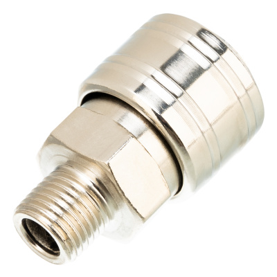 Муфта универсальная быстросъемная ("мама") 1/4, внешняя резьба, 2 шт, Stels купить в Москве с доставкой по всей России | ProtosMarket.ru