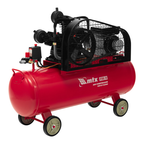 Компрессор воздушный ременный привод КР3000/100  3,0 кВт, 100 литров, 510 л/мин МТХ купить в Москве с доставкой по всей России | ProtosMarket.ru